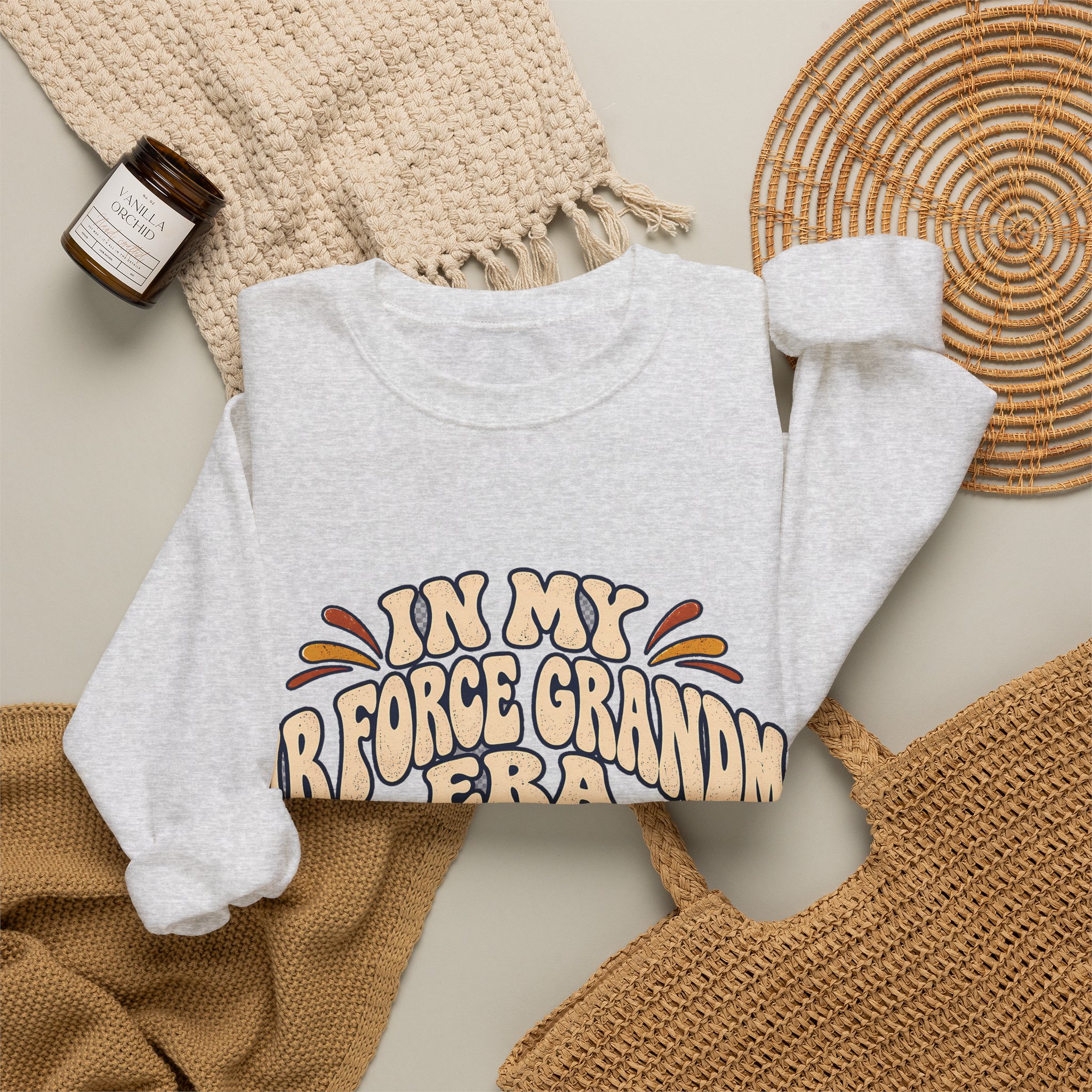 Air Force Grandma Sweatshirt, In My Air Force Grandma Era, Crewneck - Image 8