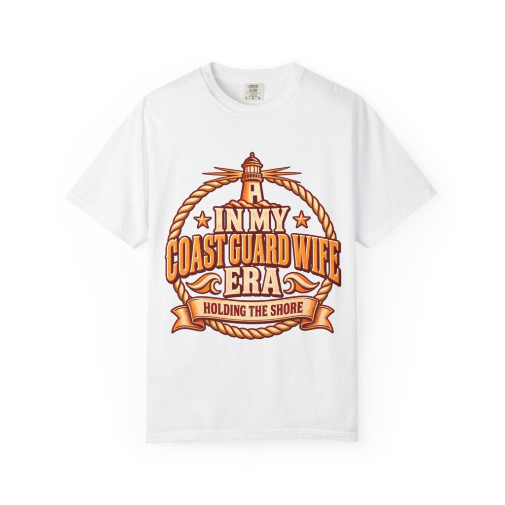 In My Coast Guard Wife Era Comfort Colors Tee