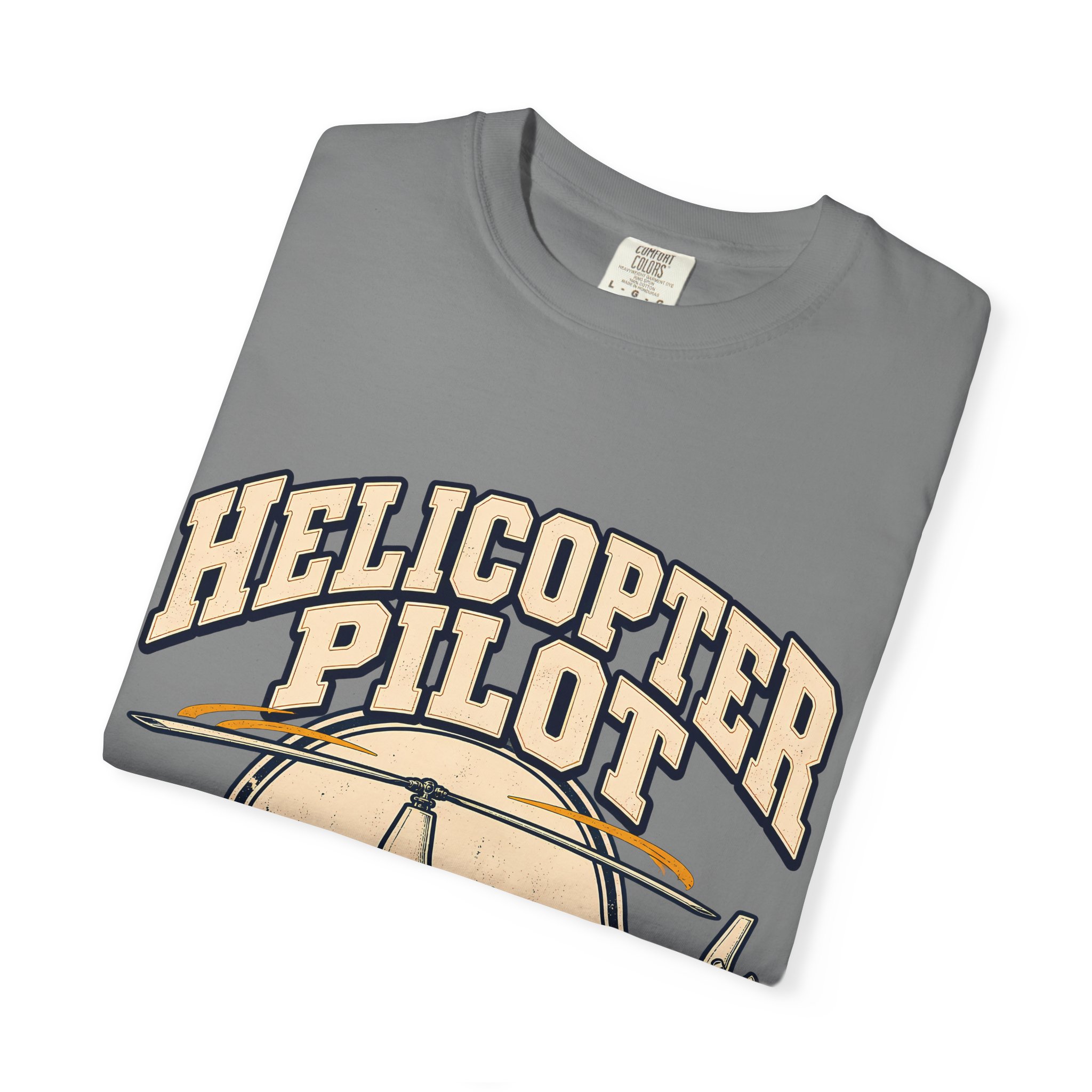 Helicopter Pilot Comfort Colors Tee - Image 15