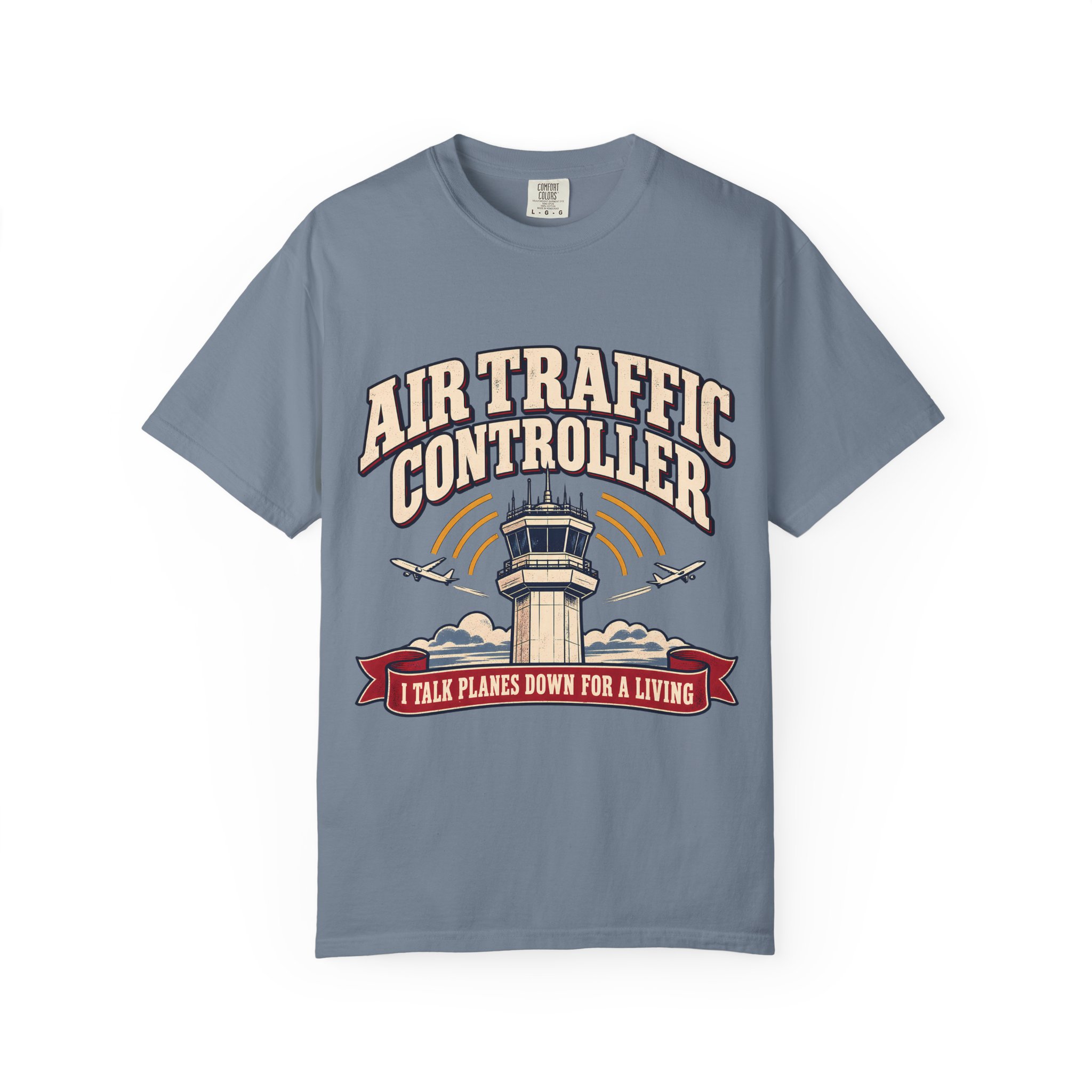 Air Traffic Controller Comfort Colors Tee - Image 21