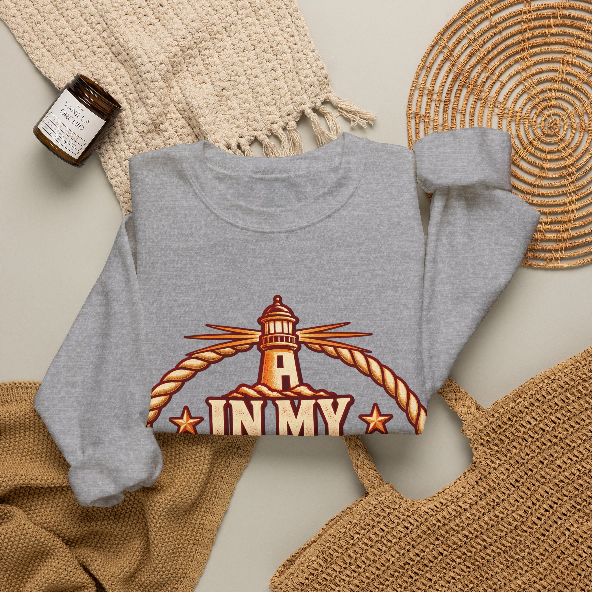 In My Coast Guard Wife Era Crewneck Sweatshirt - Image 20