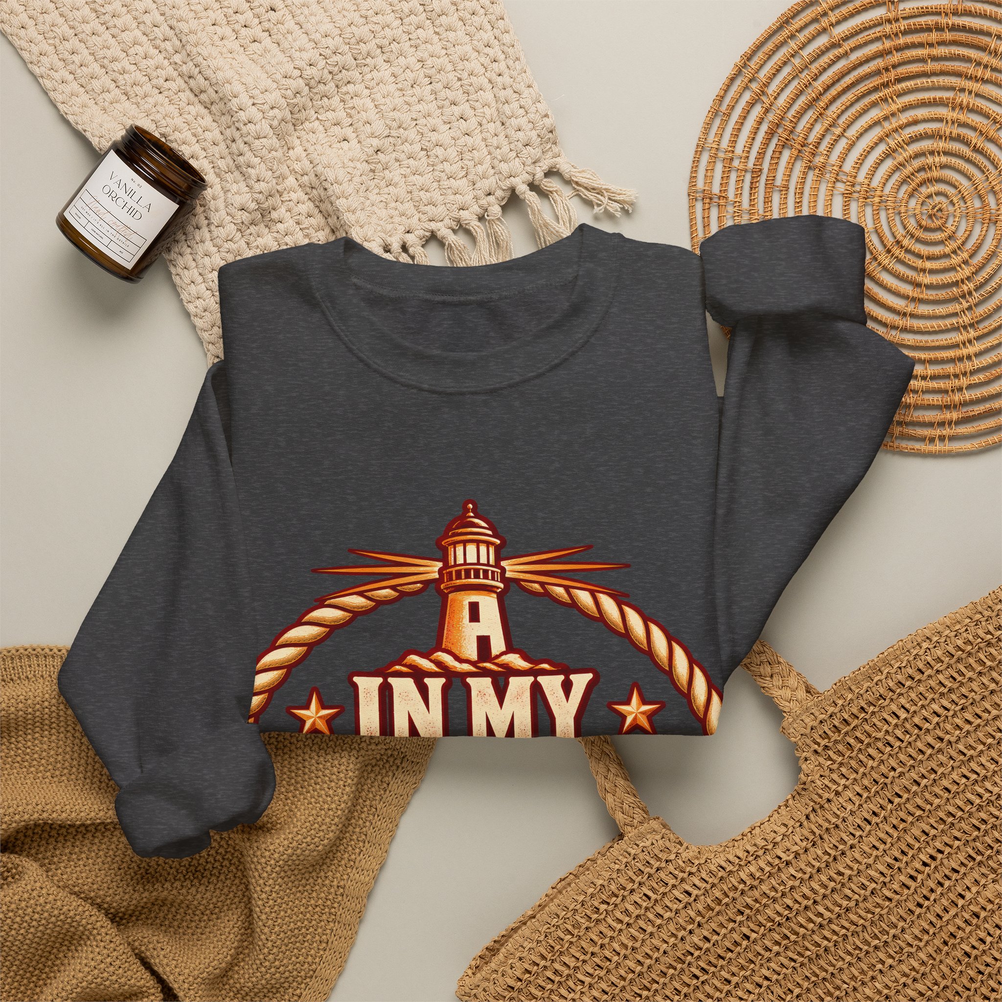 In My Coast Guard Wife Era Crewneck Sweatshirt - Image 28