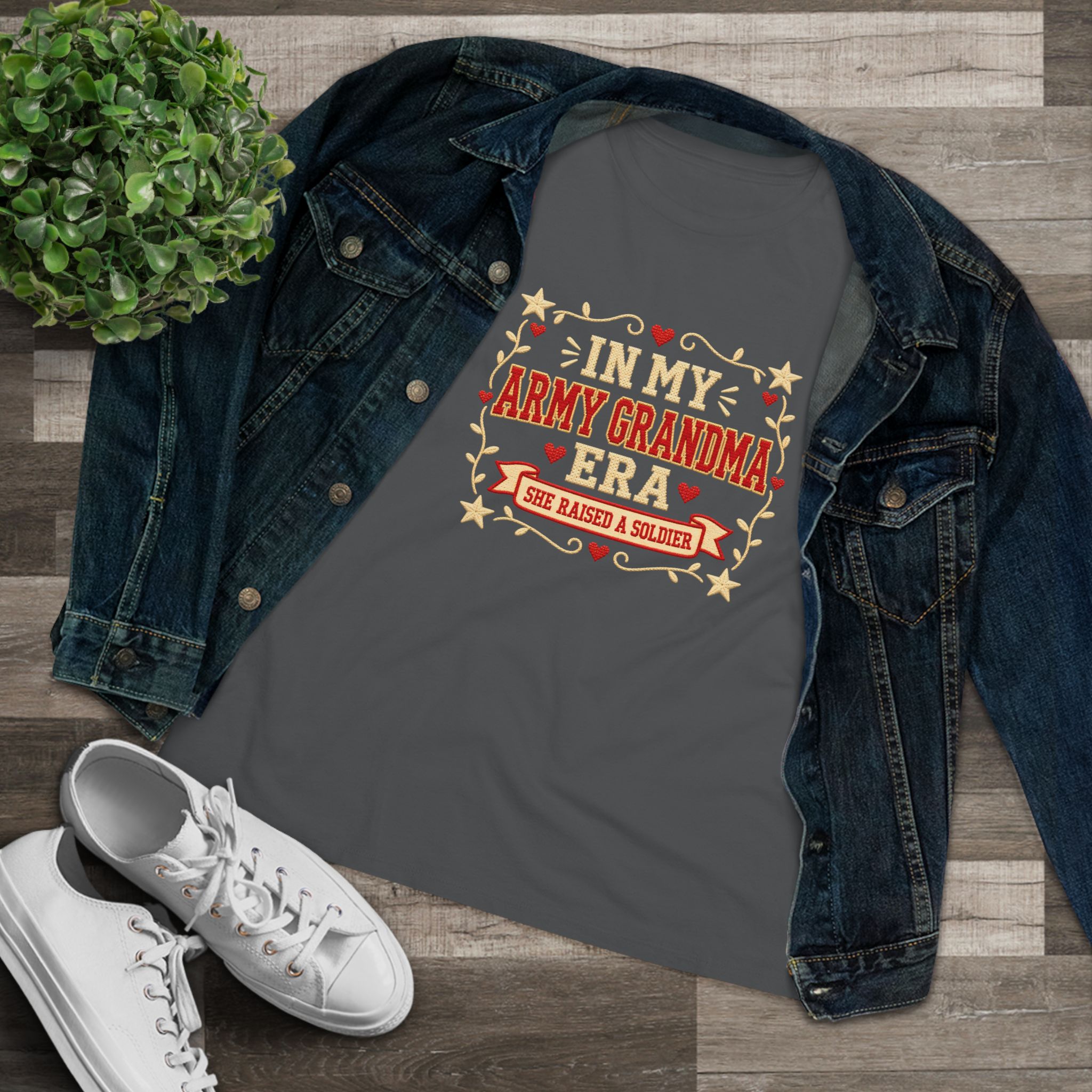 In My Army Grandma Era Women's Relaxed Tee - Image 23