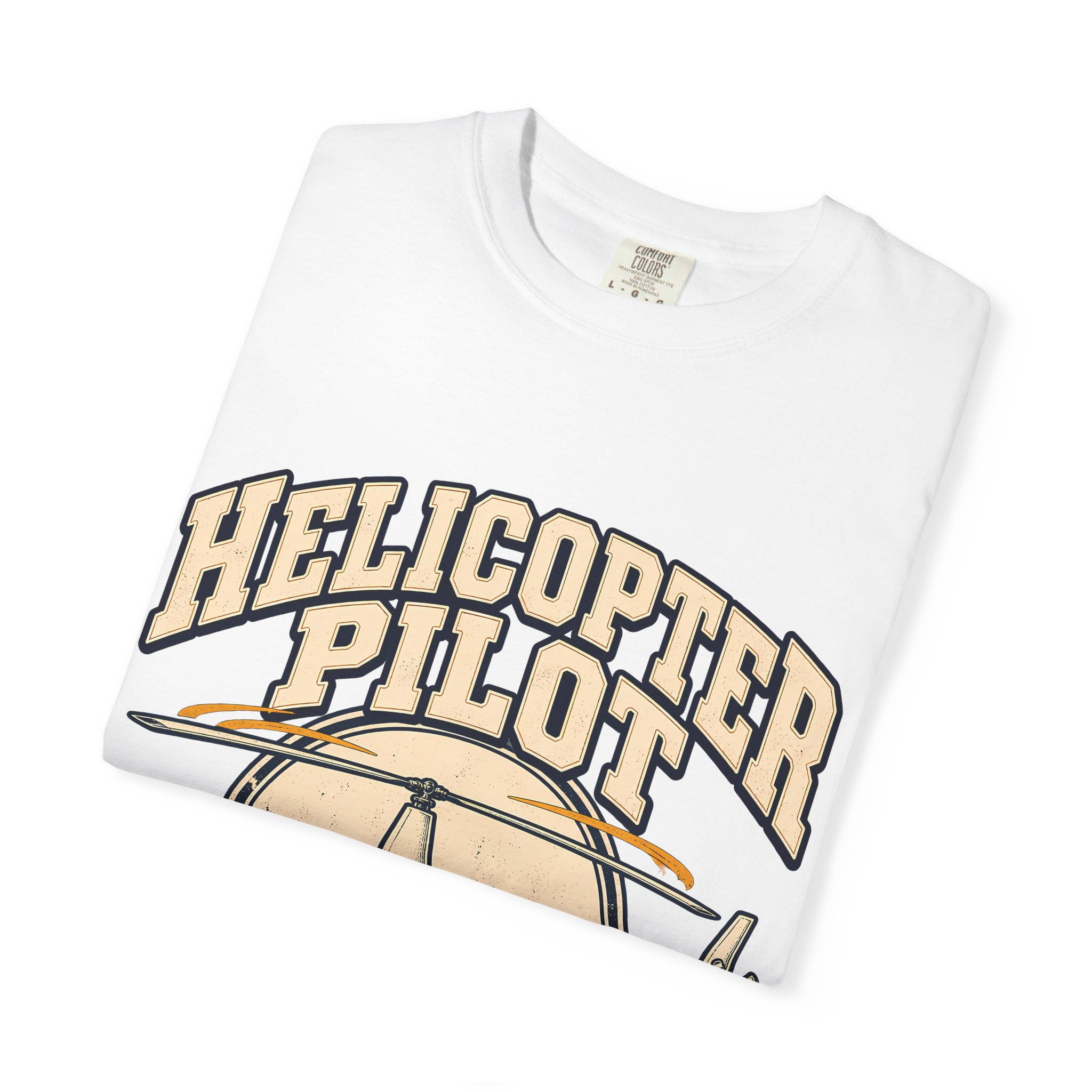 Helicopter Pilot Comfort Colors Tee - Image 3
