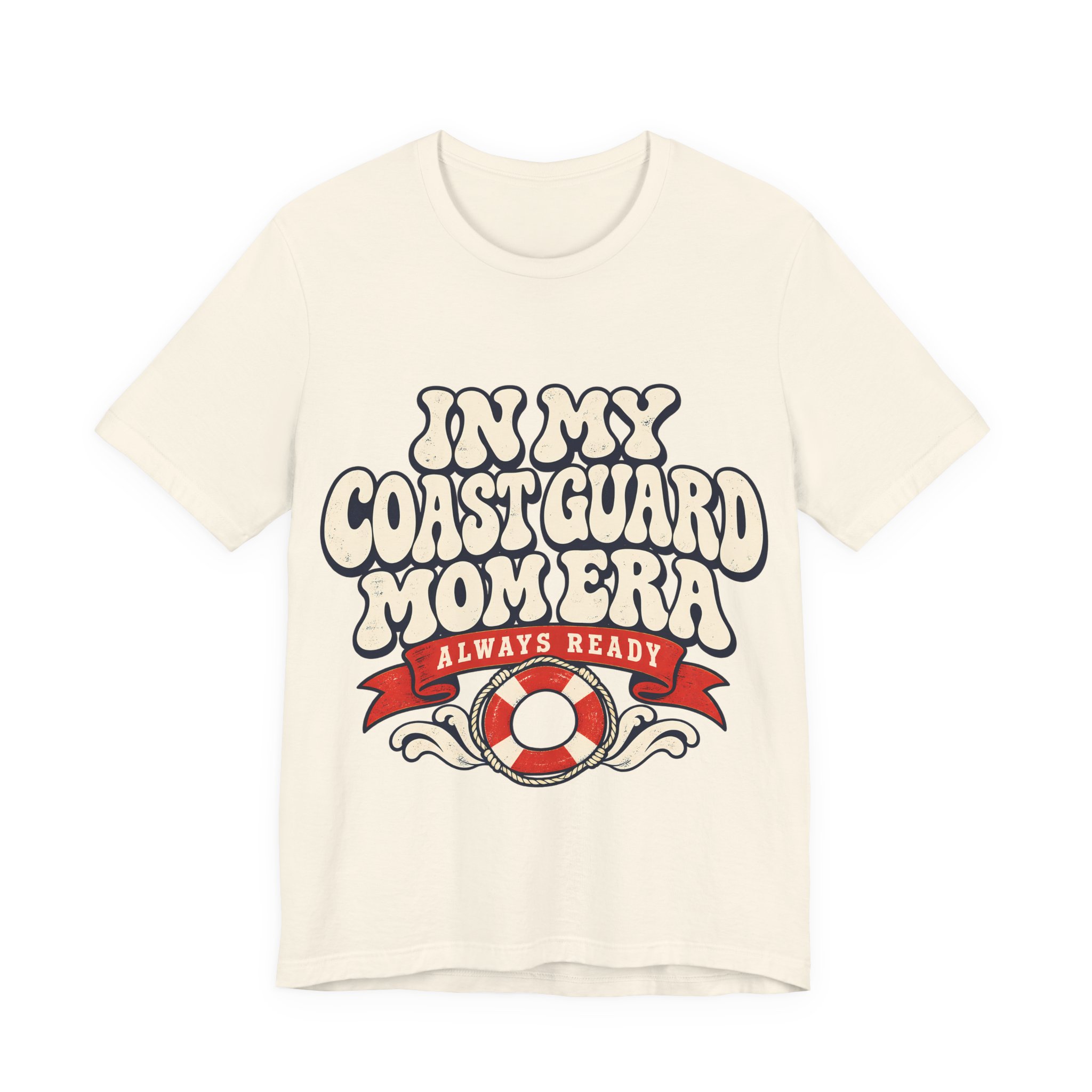 In My Coast Guard Mom Era Soft Cotton Tee - Image 9