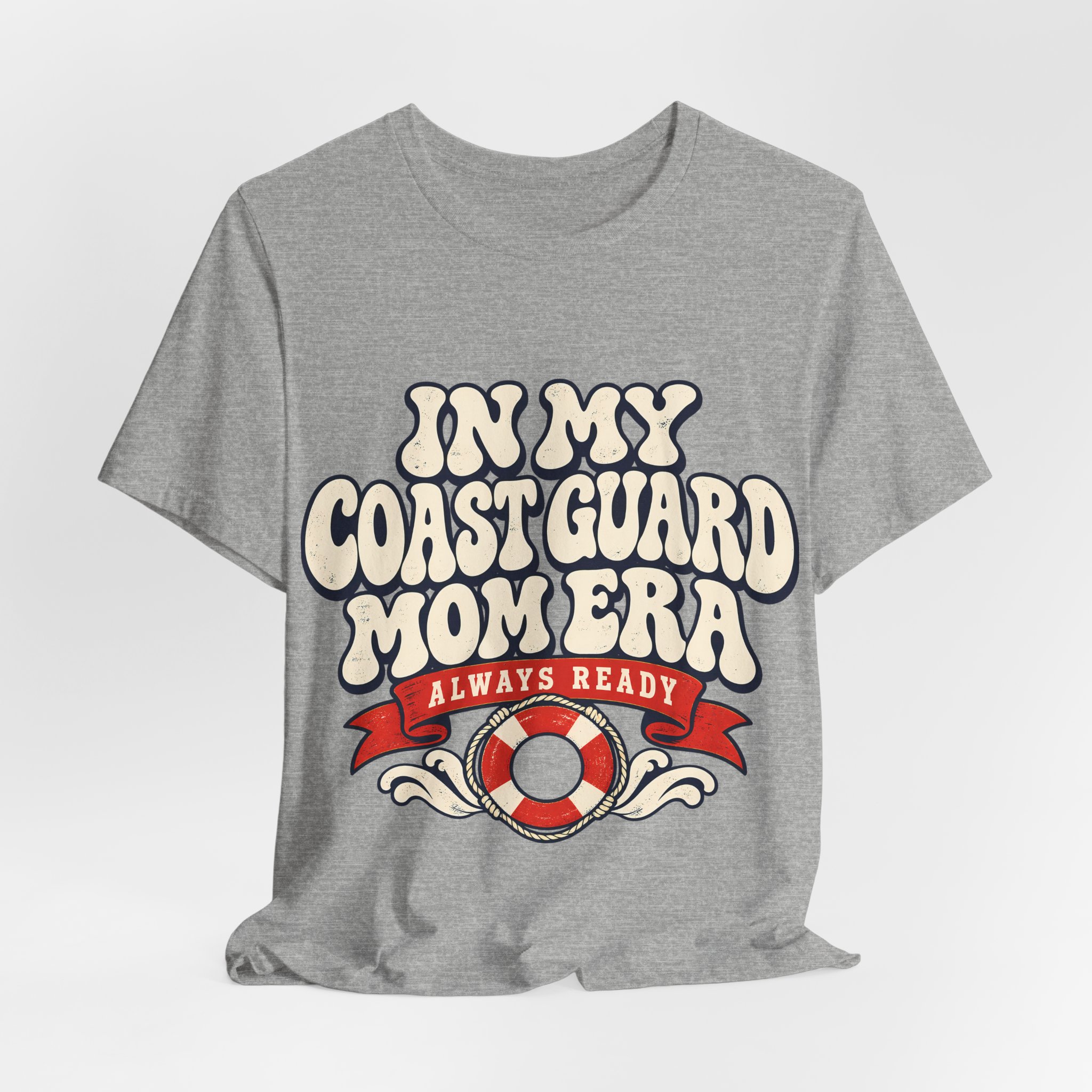 In My Coast Guard Mom Era Soft Cotton Tee - Image 20