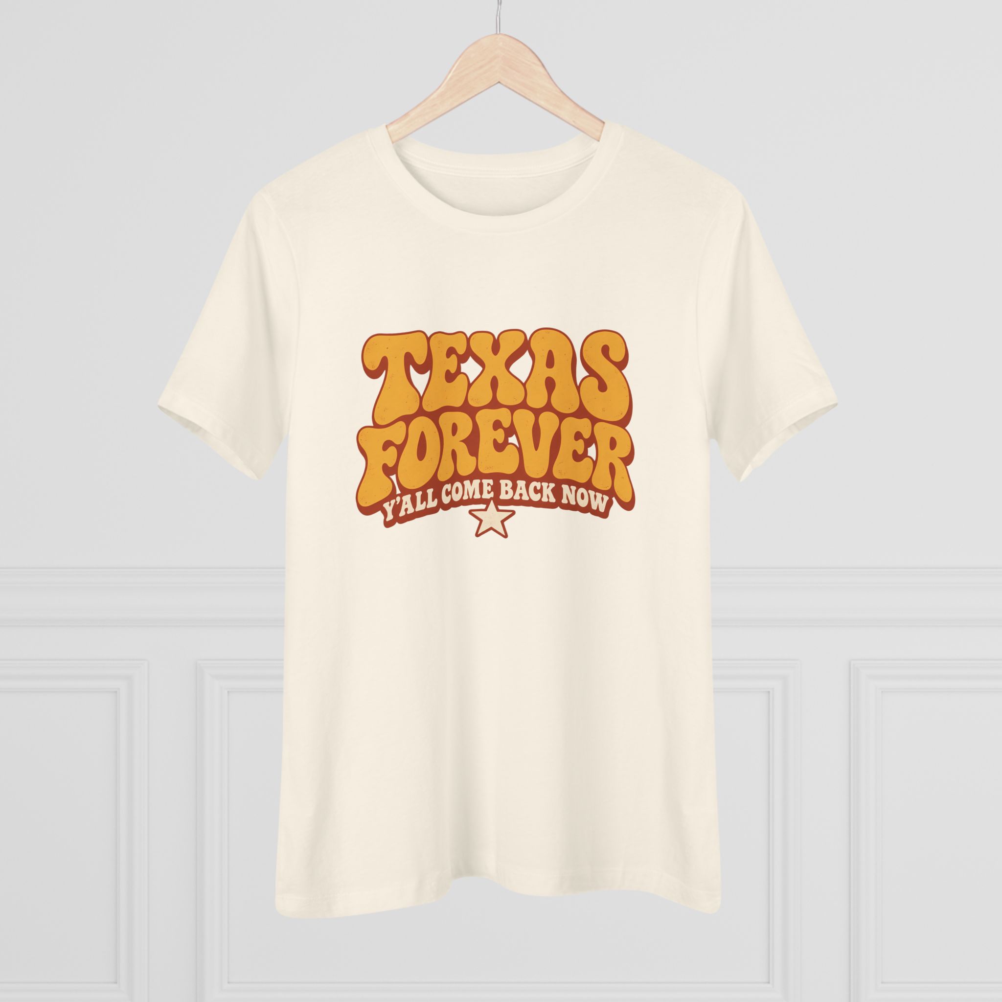Texas Forever Women's Relaxed Tee in Natural