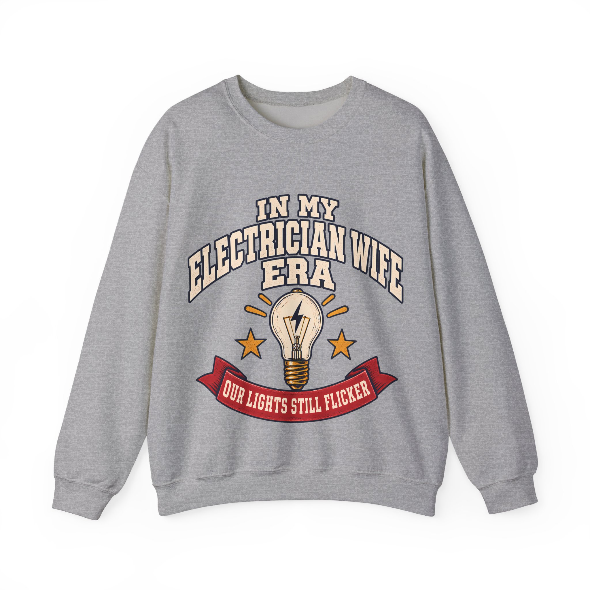 In My Electrician Wife Era Crewneck Sweatshirt - Image 17