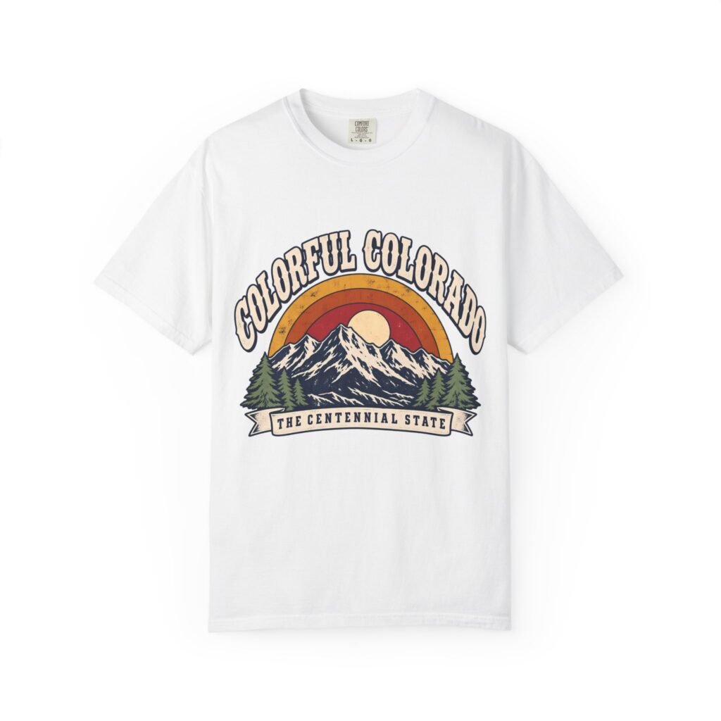 Colorful Colorado Comfort Colors Tee
