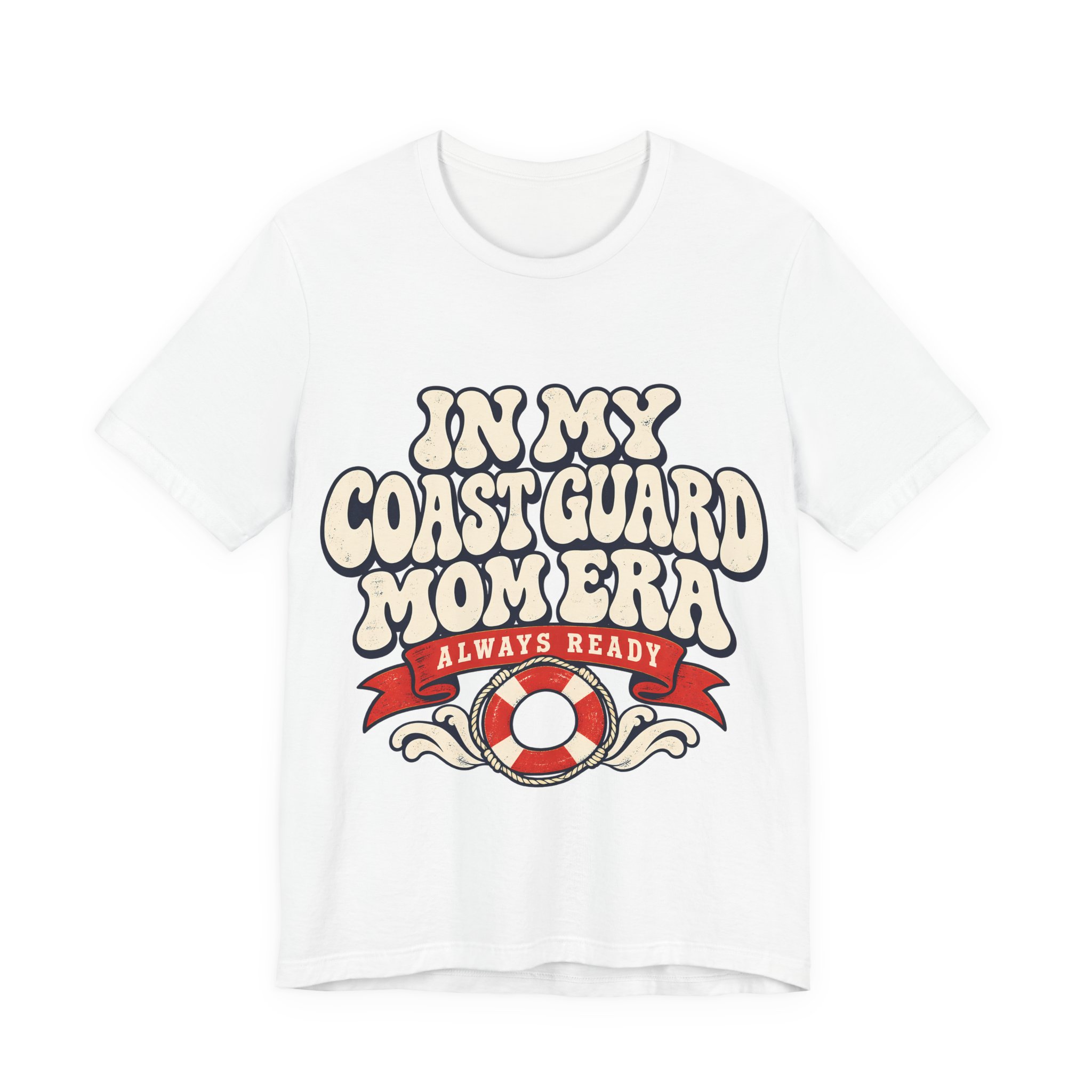 In My Coast Guard Mom Era Soft Cotton Tee