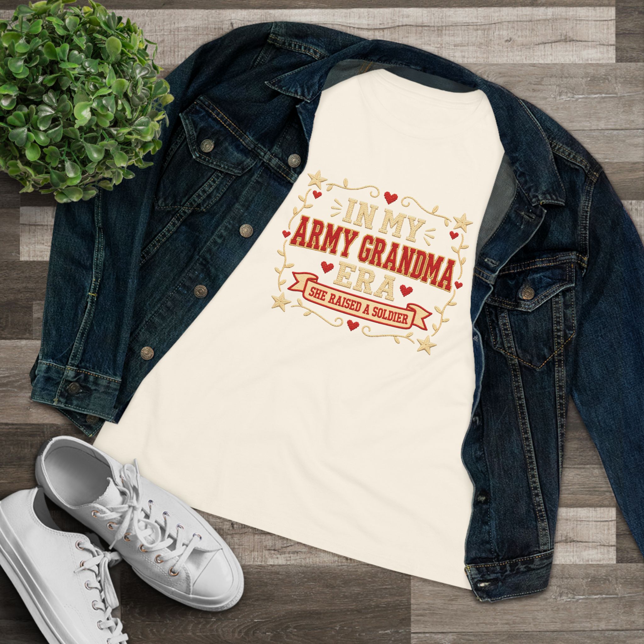 In My Army Grandma Era Women's Relaxed Tee - Image 11