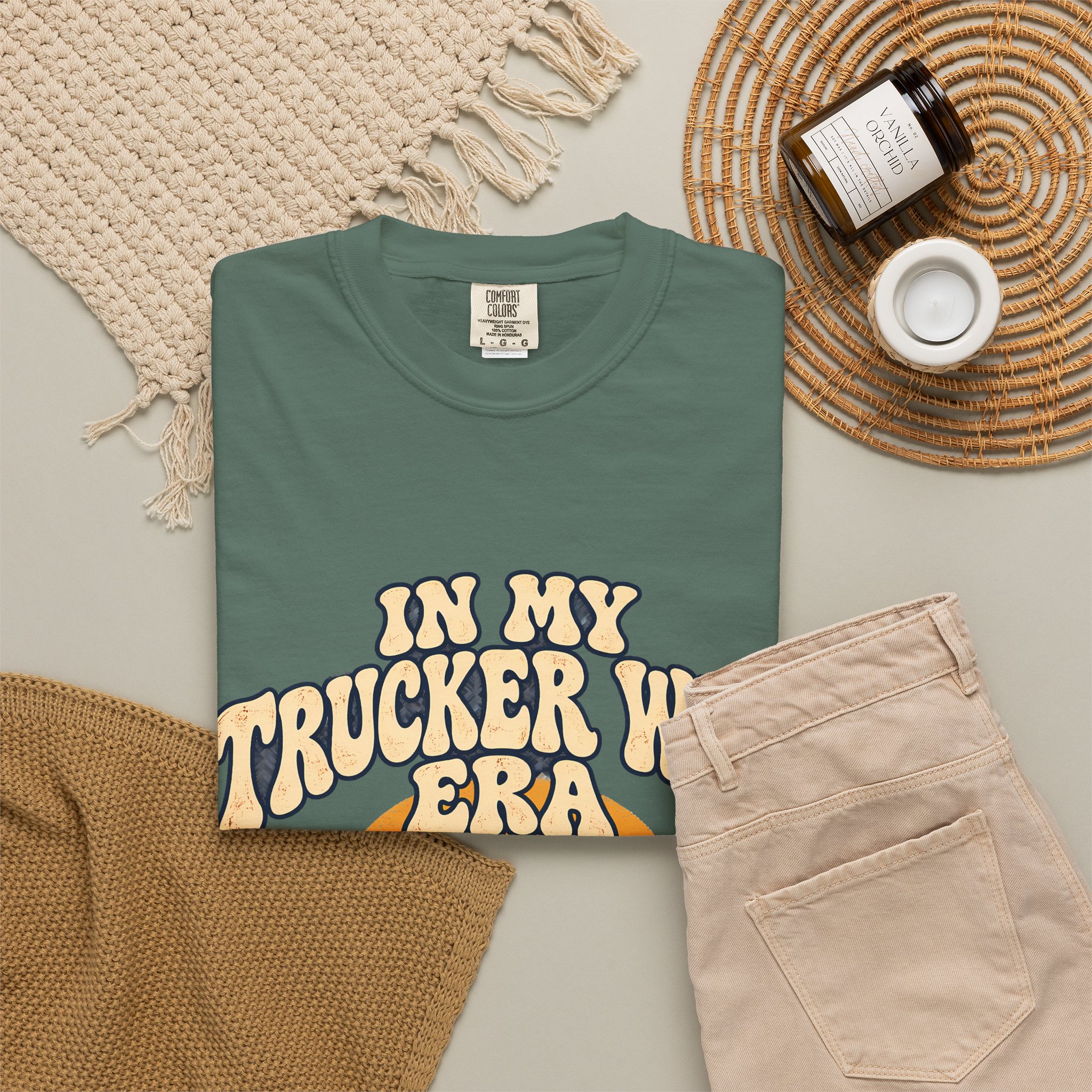 In My Trucker Wife Era Comfort Colors Tee - Image 20