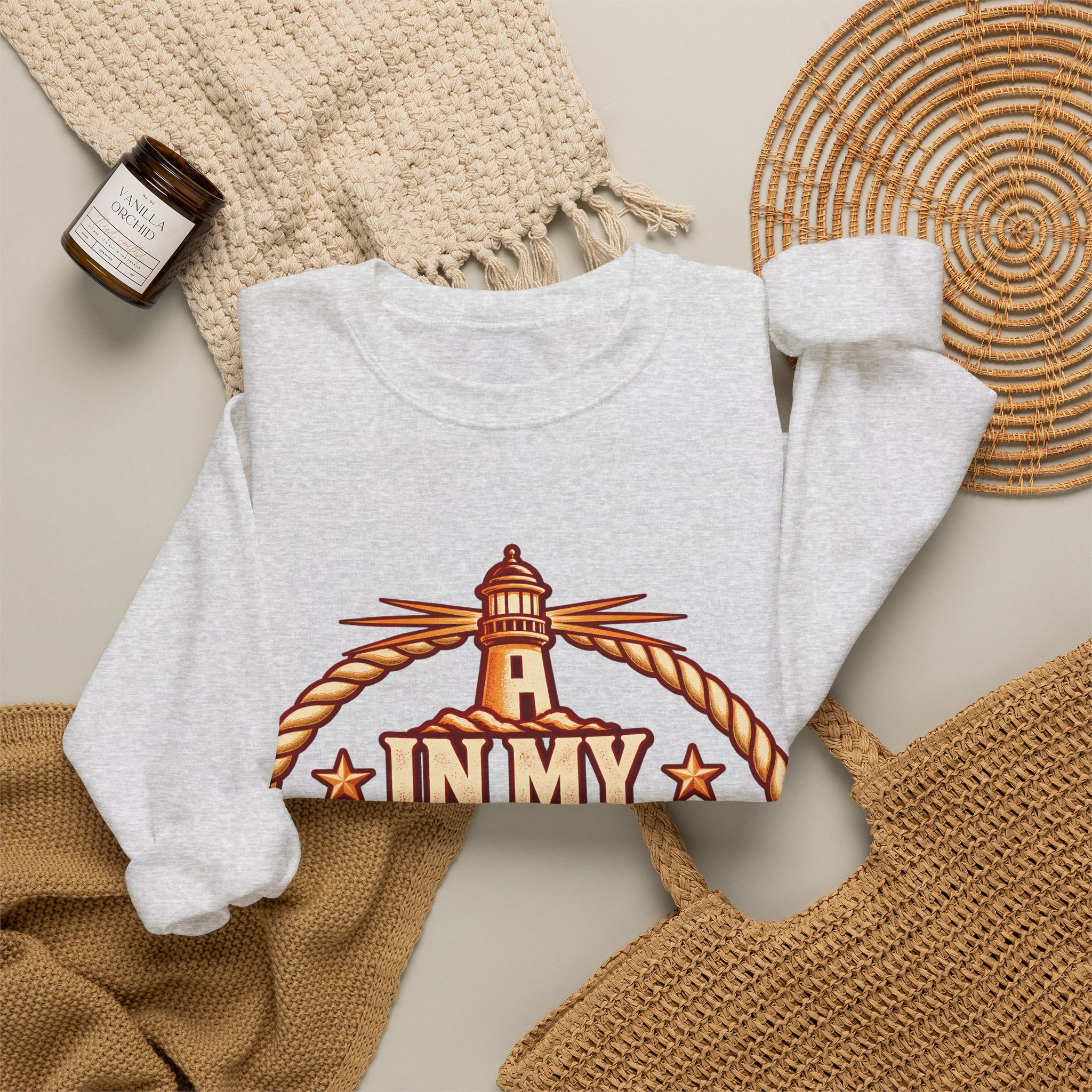 In My Coast Guard Wife Era Crewneck Sweatshirt - Image 8