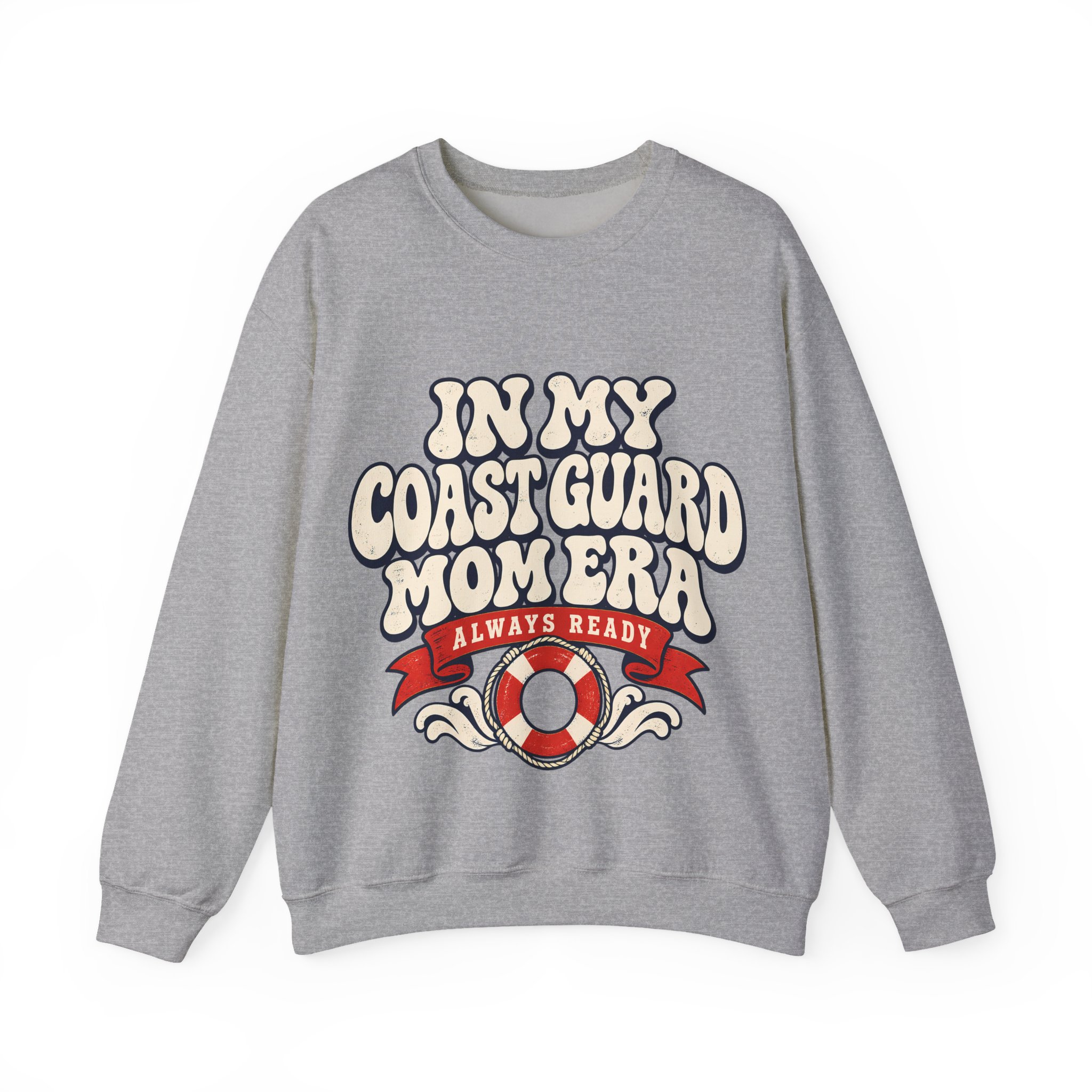 In My Coast Guard Mom Era Crewneck Sweatshirt - Image 17