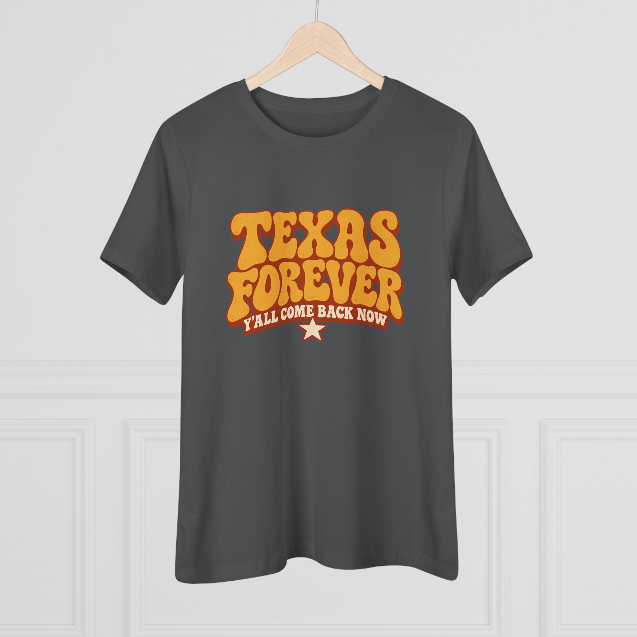Texas Forever Women's Relaxed Tee in Asphalt
