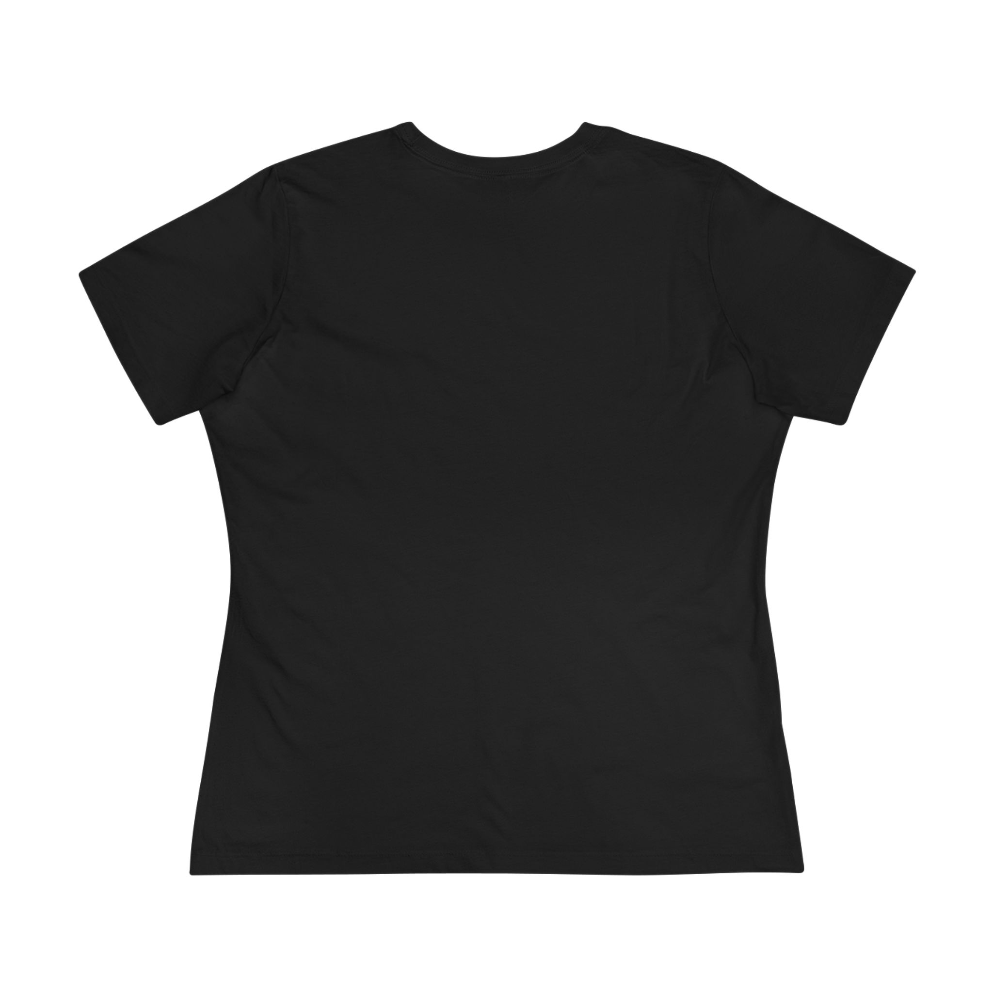 Montana Big Sky Country Women's Relaxed Tee in Black, back view