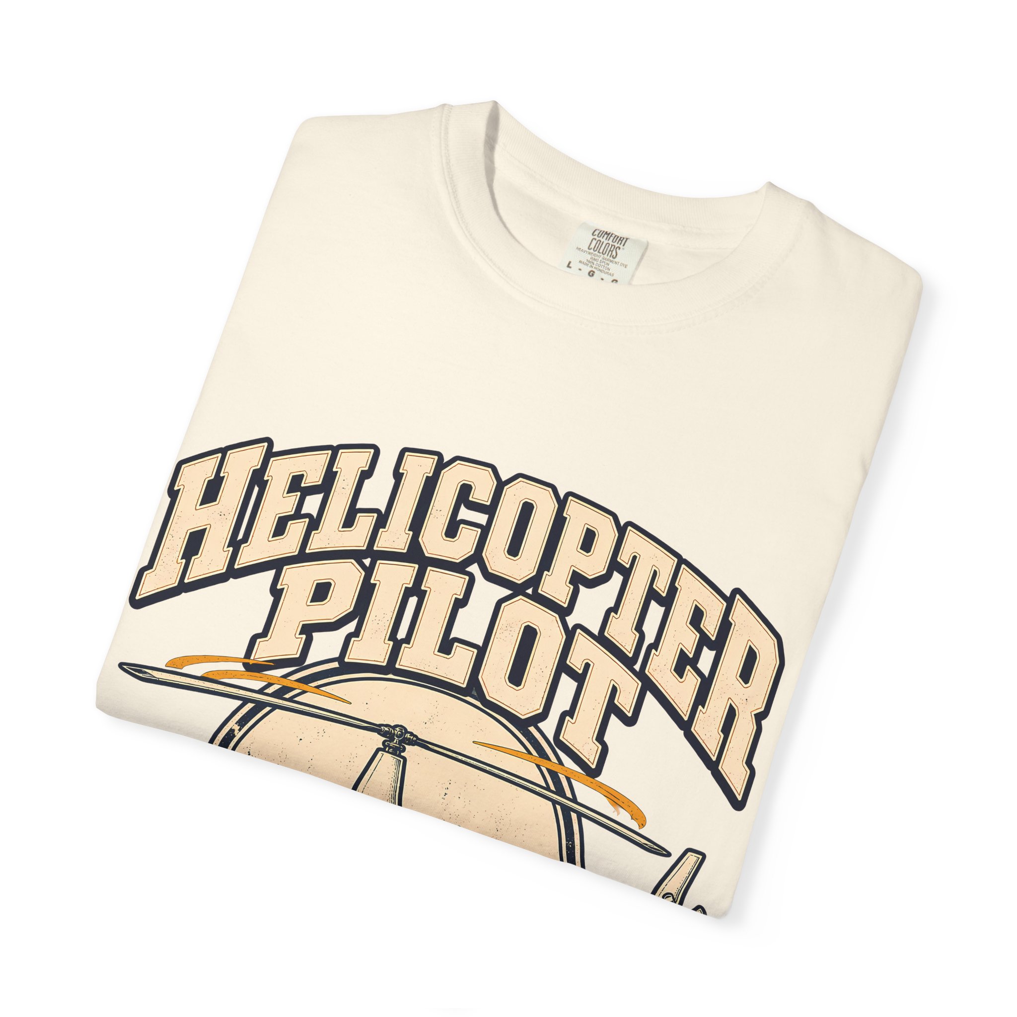Helicopter Pilot Comfort Colors Tee - Image 7