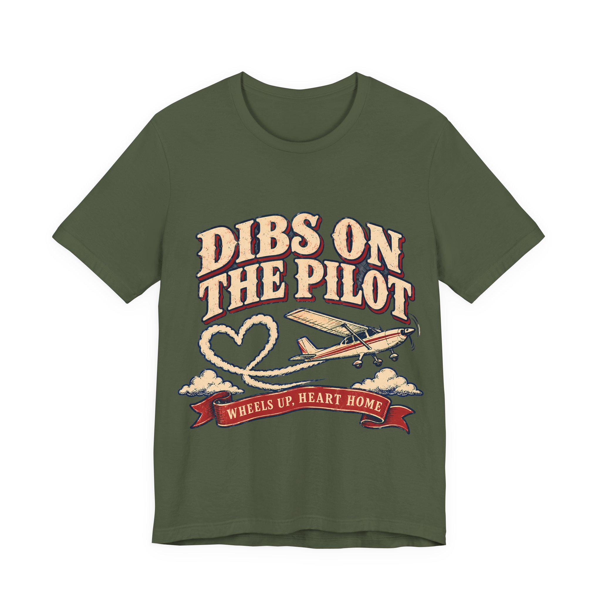 Dibs On The Pilot Soft Cotton Tee - Image 13