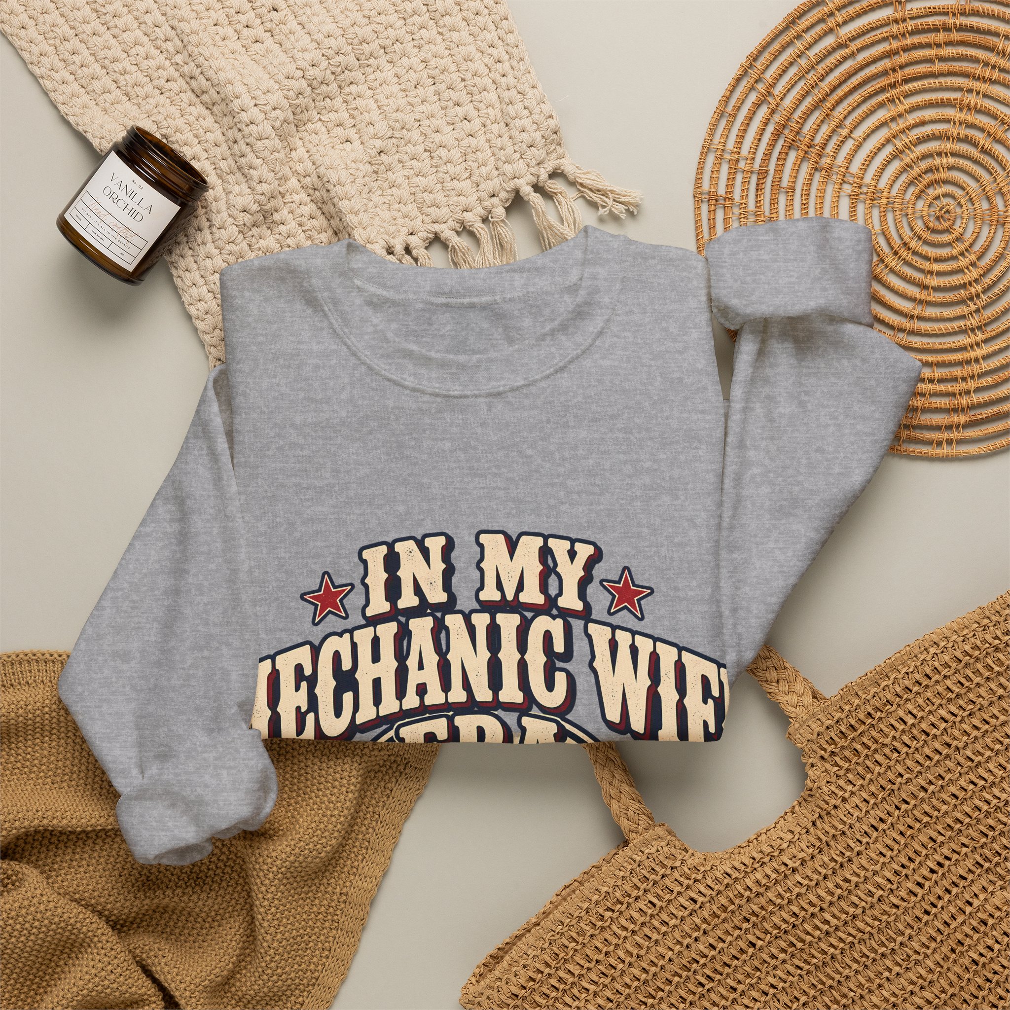 In My Mechanic Wife Era Crewneck Sweatshirt - Image 20