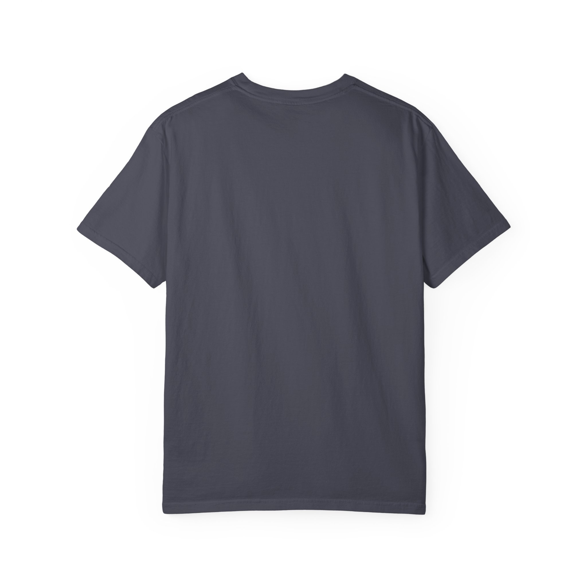 In My Marine Sister Era Comfort Colors Tee in Navy, back view