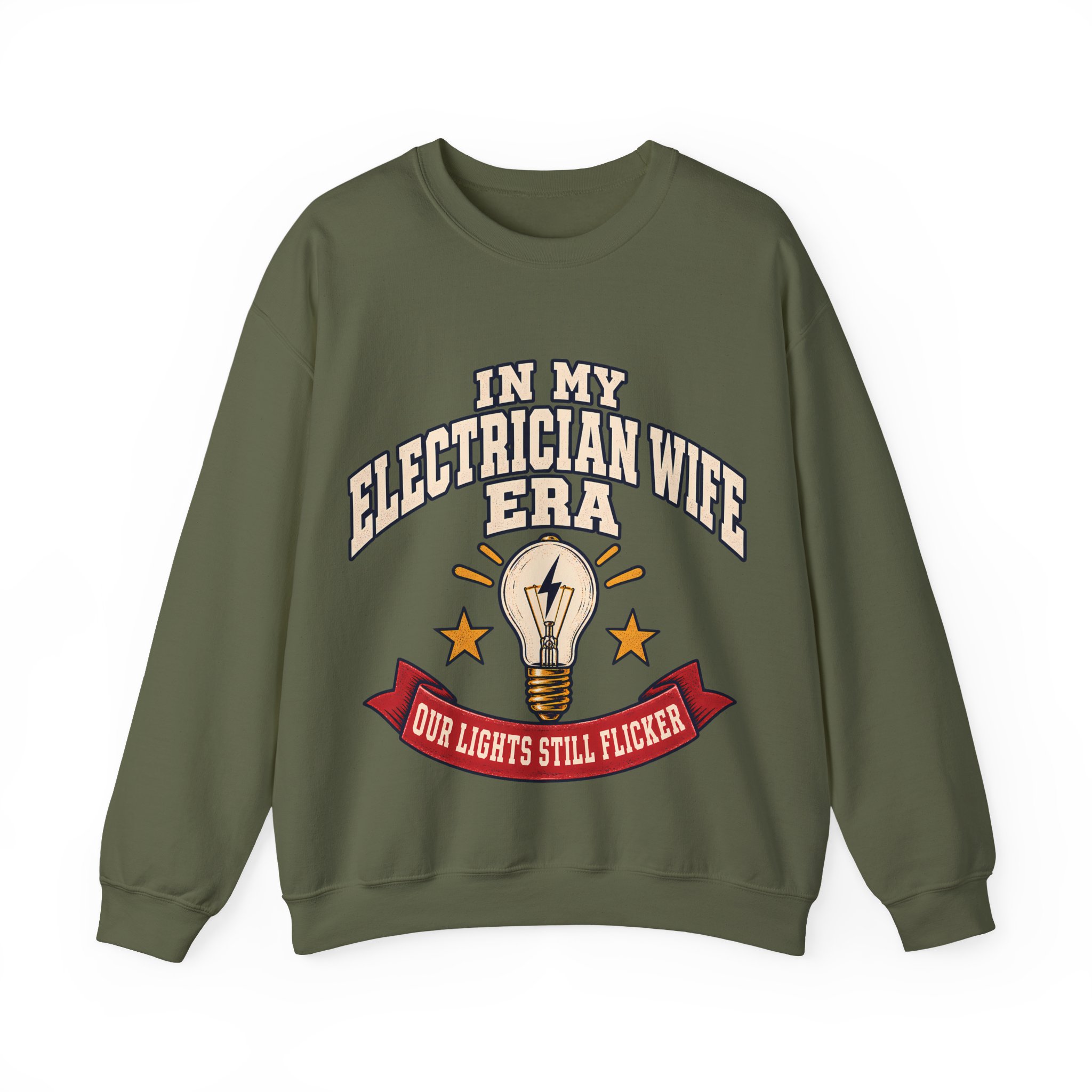 In My Electrician Wife Era Crewneck Sweatshirt - Image 21