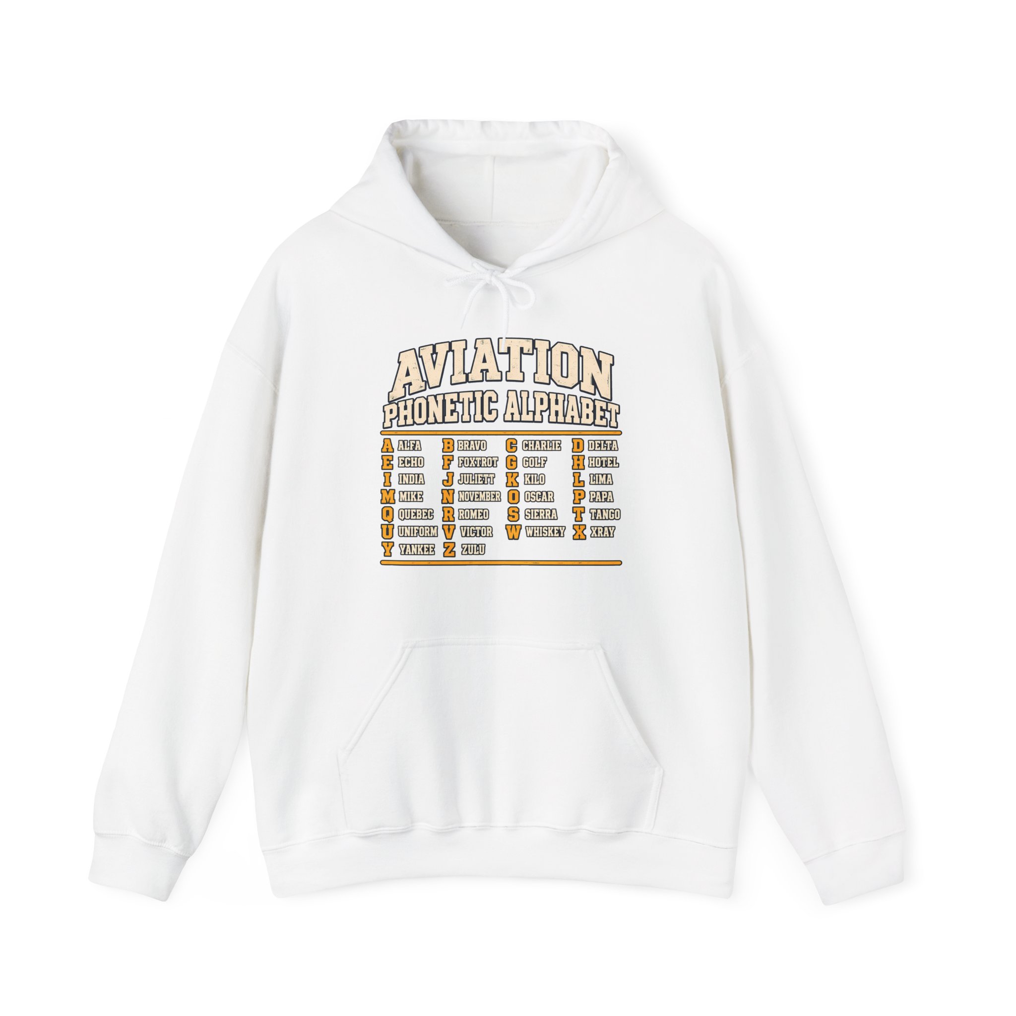 Aviation Phonetic Alphabet Hoodie