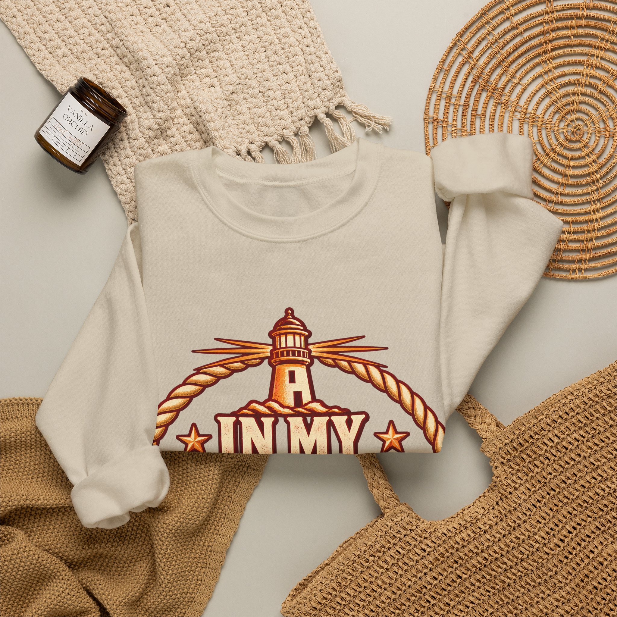 In My Coast Guard Wife Era Crewneck Sweatshirt - Image 16