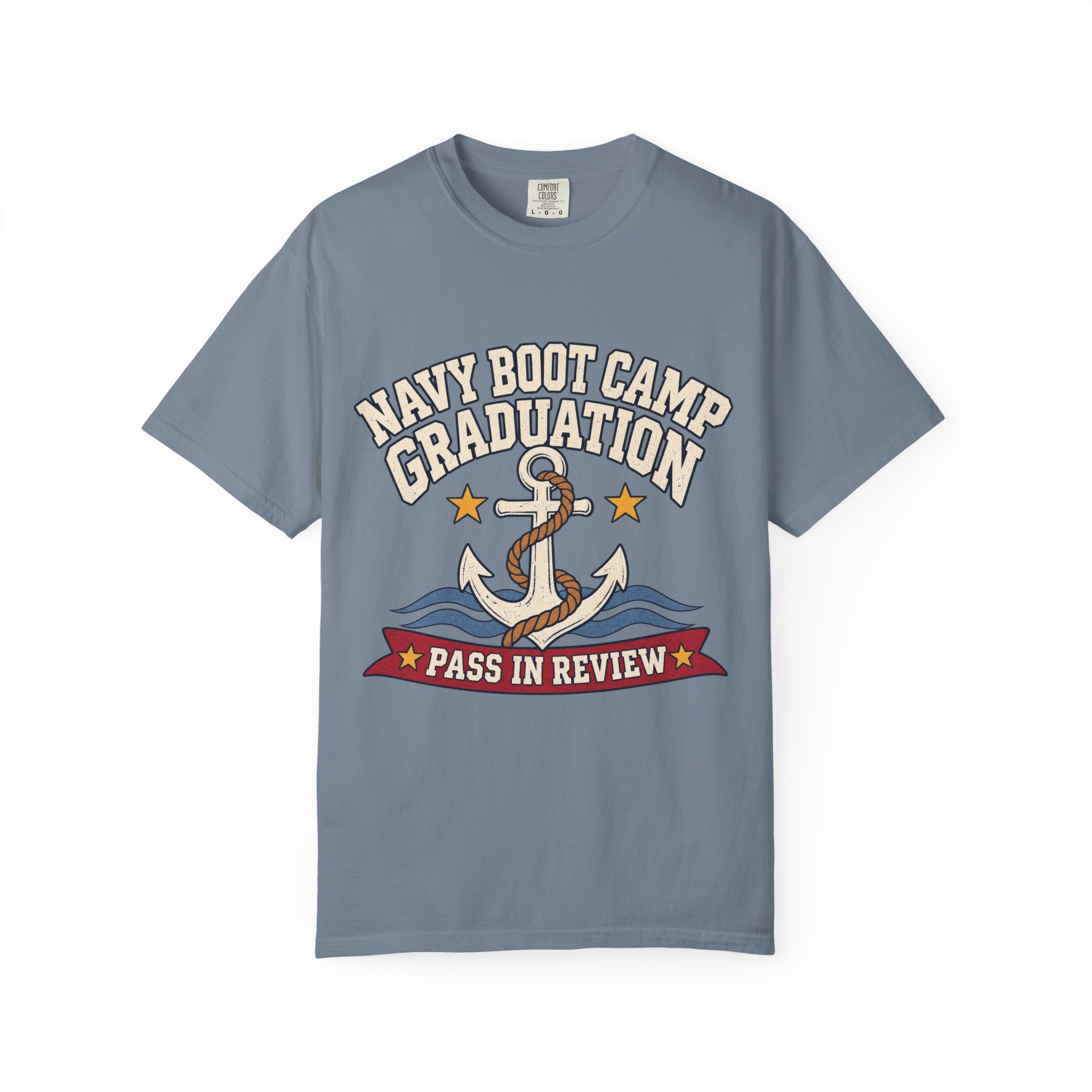 Navy Boot Camp Graduation Comfort Colors Tee - Image 21