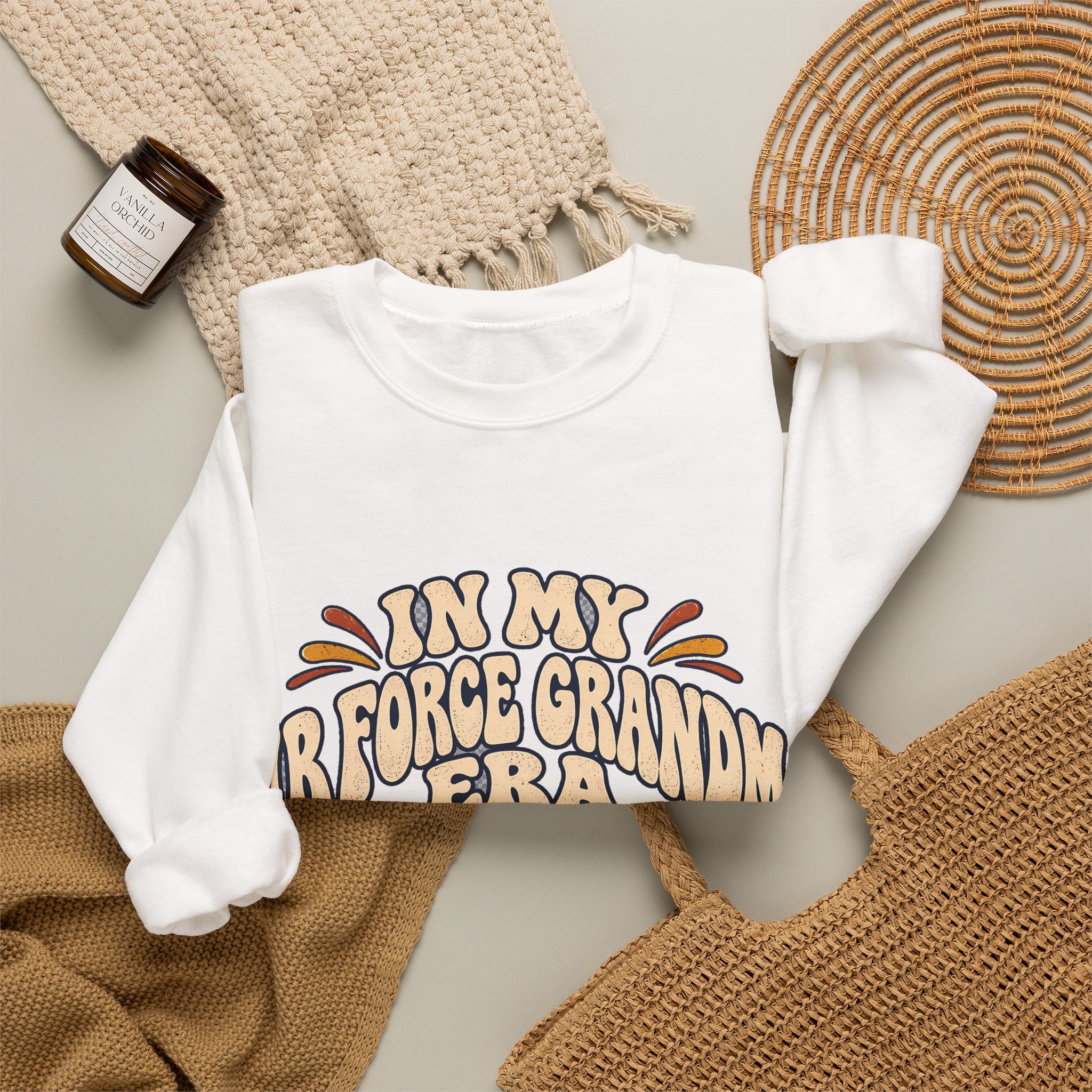 Air Force Grandma Sweatshirt, In My Air Force Grandma Era, Crewneck - Image 4