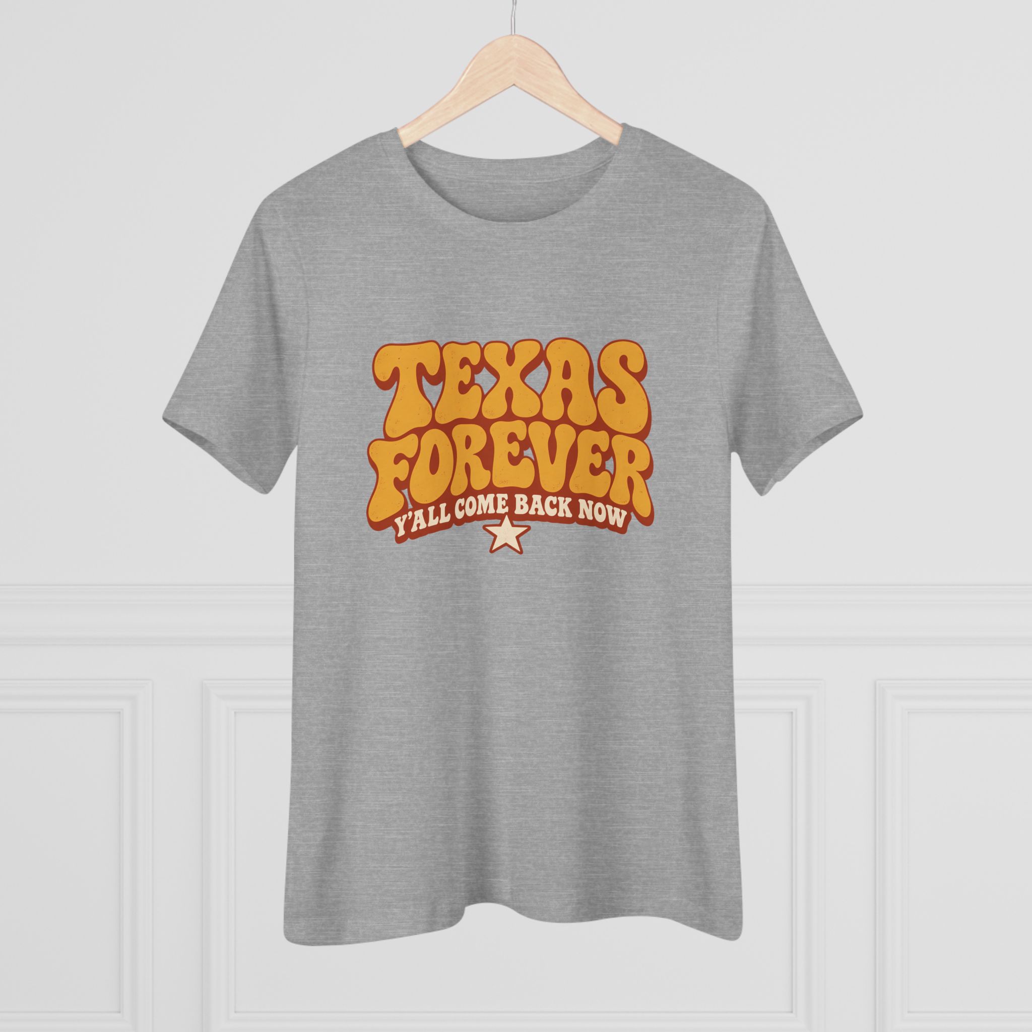 Texas Forever Women's Relaxed Tee in Athletic Heather